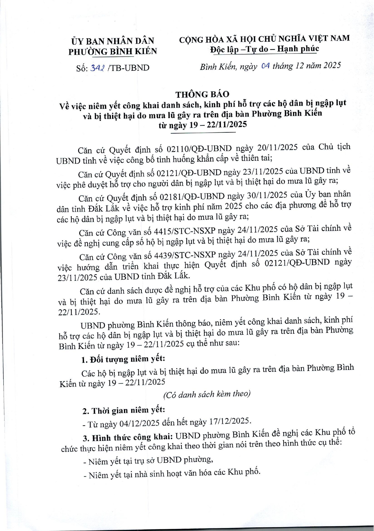 342_TB niêm yết công khai danh sách hỗ trợ 04.12.2025_page-0001